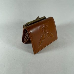 Vintage 1950’s ROGER GIMBEL Brown Multipurpose Wallet & Change Purse